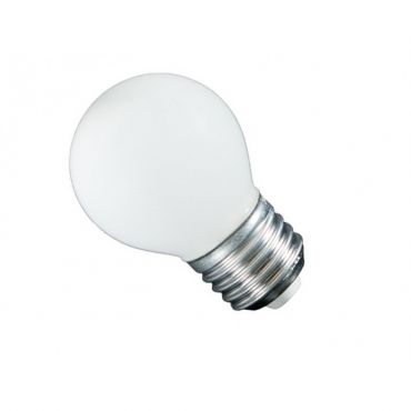 Kogellamp led E27 230 Volt 1 Watt - transparant