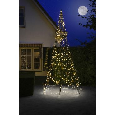 Fairybell 4 meter - Vlaggenmast Kerstboom - Warm Wit