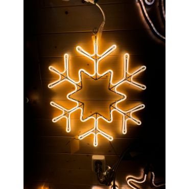 Sneeuwvlok 50x43 neon