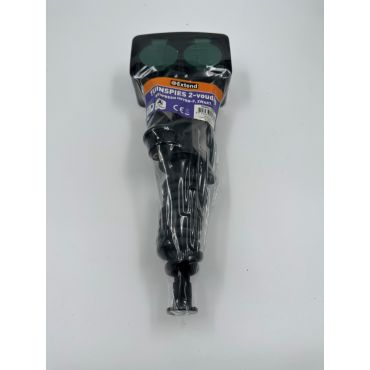 Tuinspies 2V 1.5m 3x1.5mm zwart