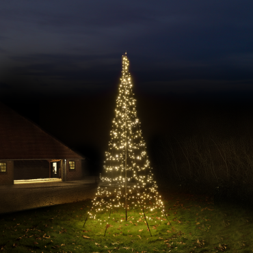 Xmas Starlight® Flexbelt | TWINKLE | 4 meter | 800 LED-lampjes | Warm wit | Inclusief mast